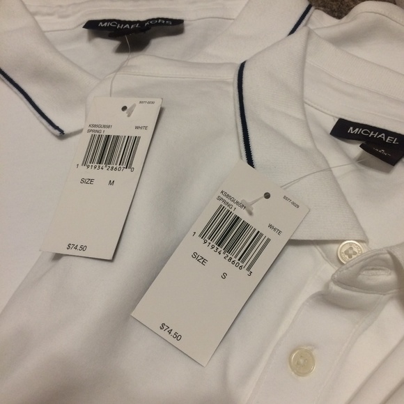 Michael Kors White Polo with Logo - Picture 4 of 5